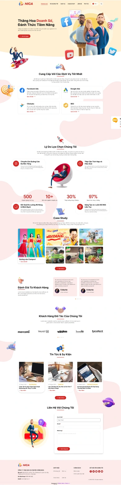 Mẫu website doanh nghiệp