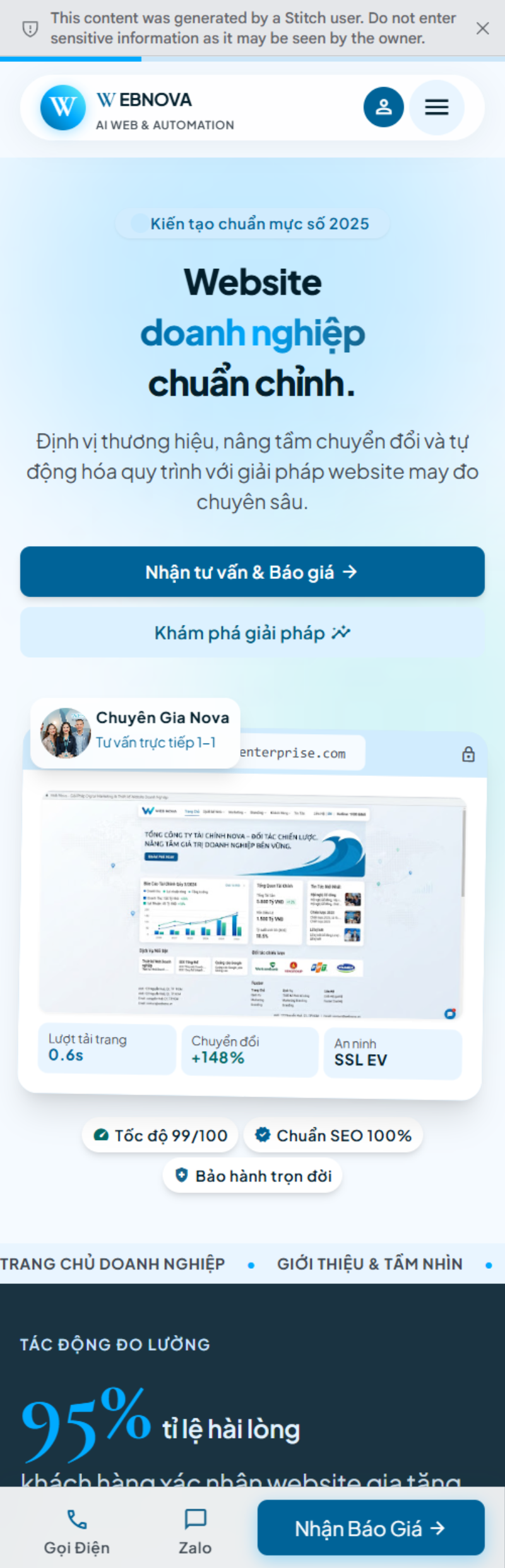 Landing Page