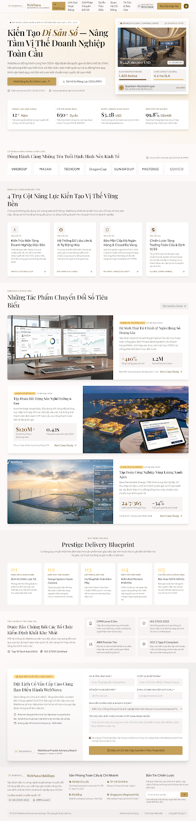 Bản xem trước Website tập đoàn
