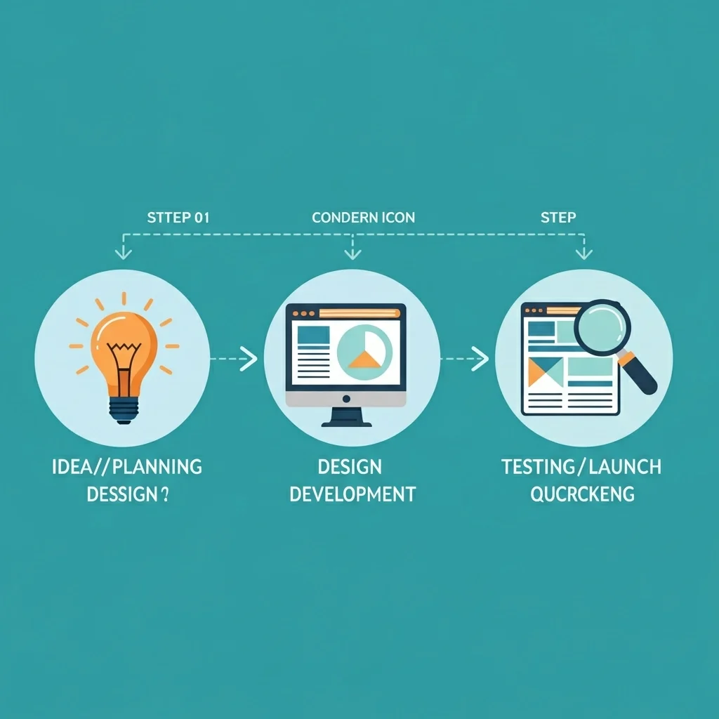 Các Bước Cốt Lõi Trong Quy Trình Thiết Kế Website Giá Rẻ TP HCM