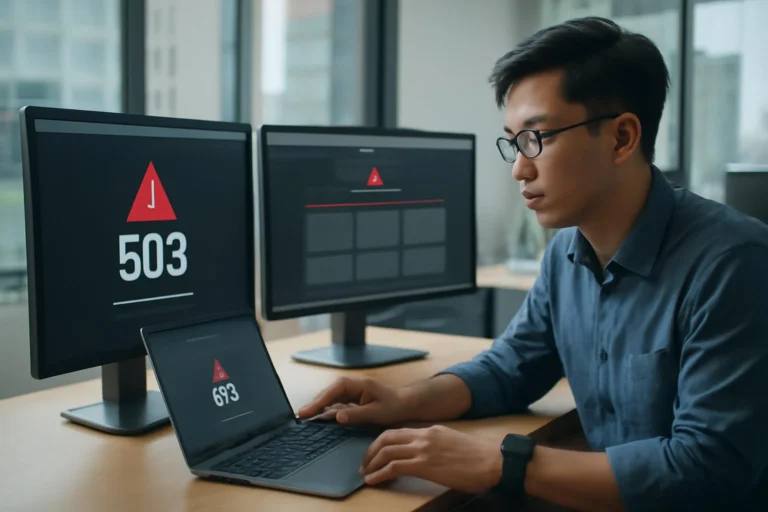 Nhận diện tình trạng website không truy cập được
