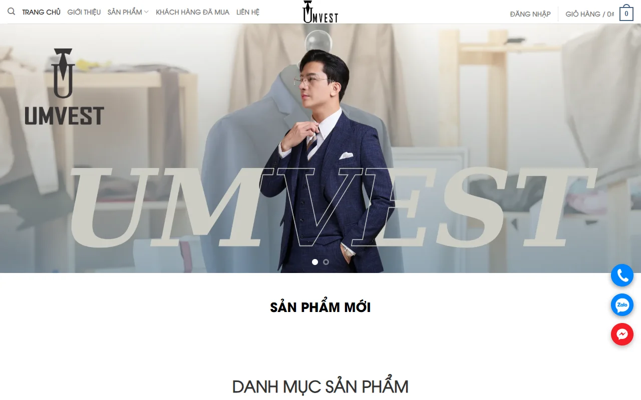 UM Vest - May Đo Veston Nam Cao Cấp