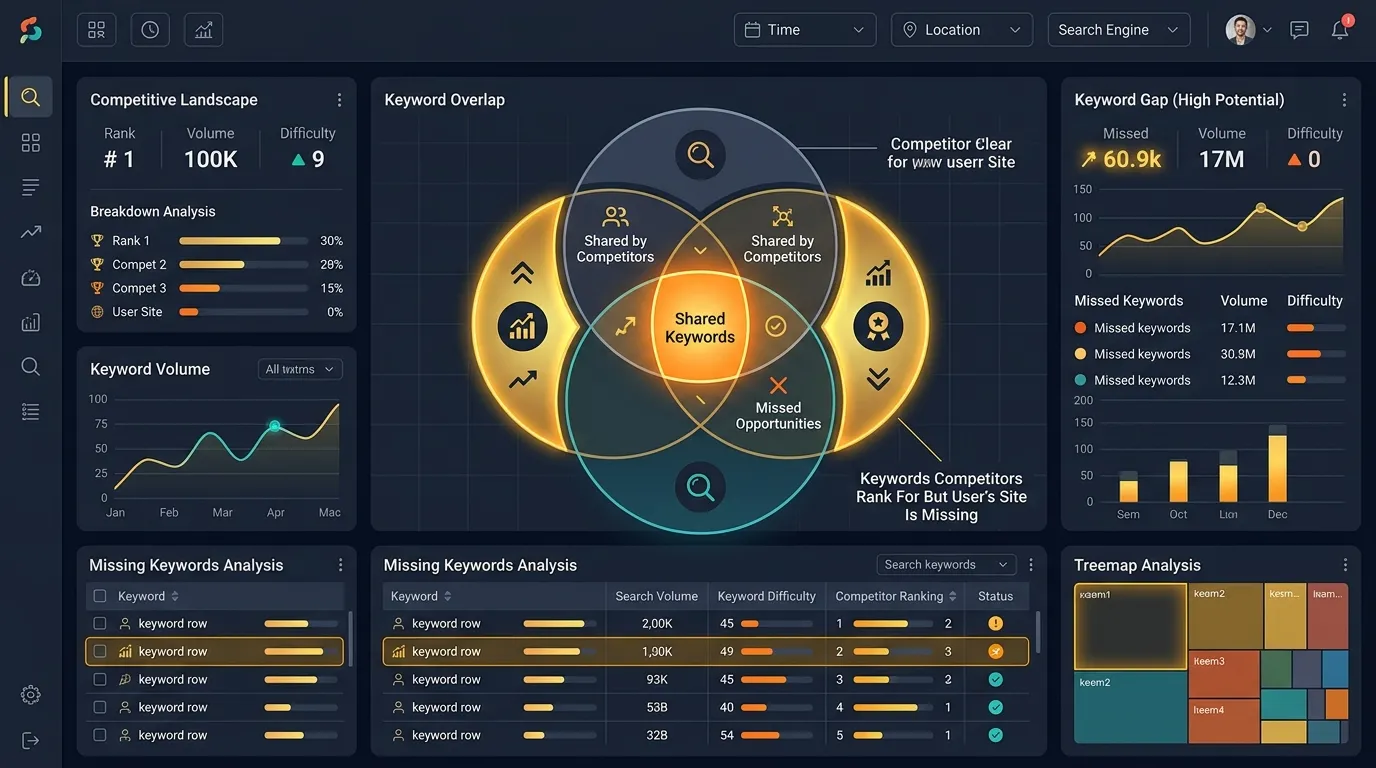 Sử dụng Ahrefs để phân tích Keyword Overlap và Content Gap