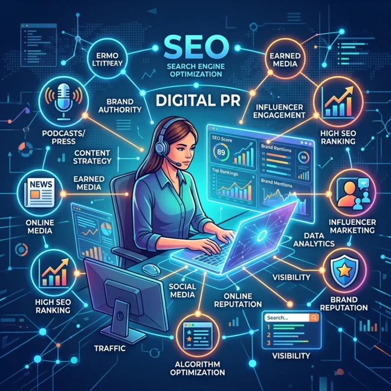 Digital PR Concept