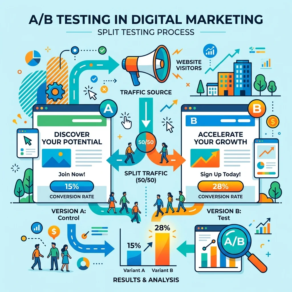 Thử nghiệm A/B Testing trong Digital Marketing