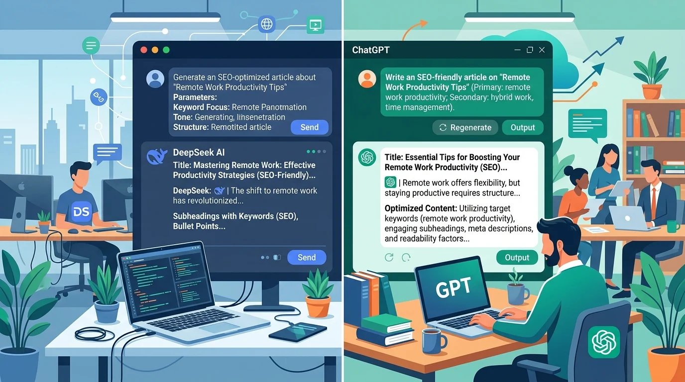 Quy trình sử dụng DeepSeek / ChatGPT viết bài SEO chất lượng cao