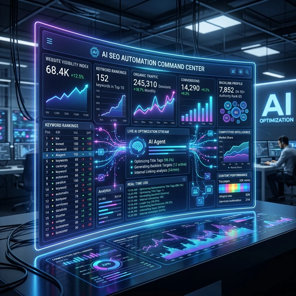 SEO Automation AI Dashboard